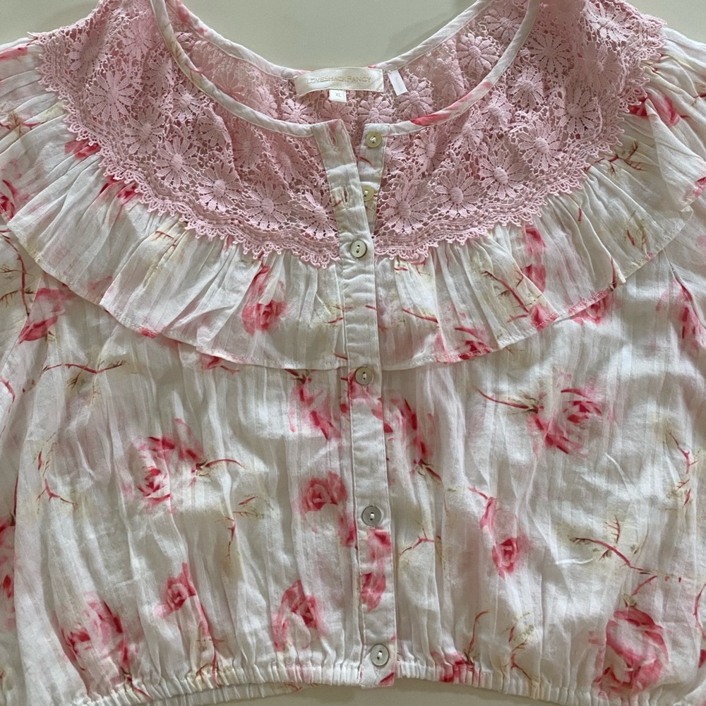 LoveShackFancy Elania Crop Top - Picture 8 of 16